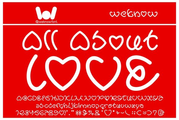 All About Love Font Review