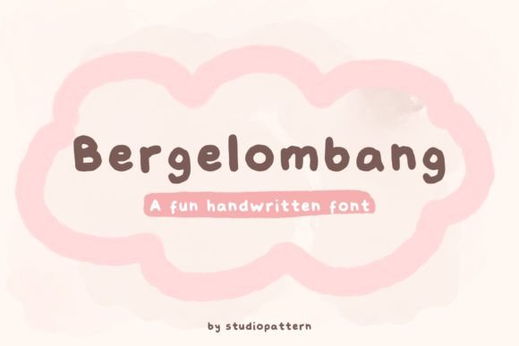 Bergelombang: A Cute Handwritten Font
