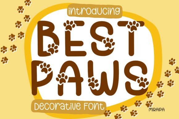 Best Paws: A Creative Font for Bold Designs