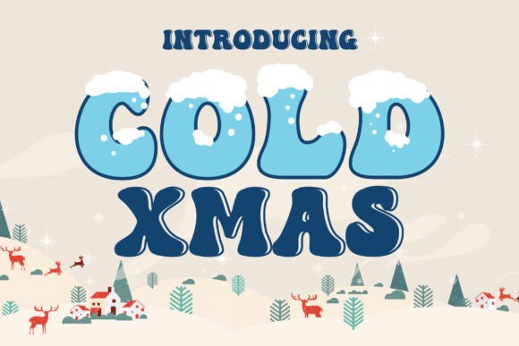 Cold Xmas Font for Festive Campaigns