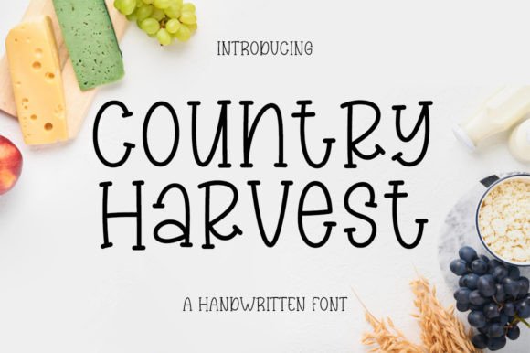 Country Harvest Font for Web Design