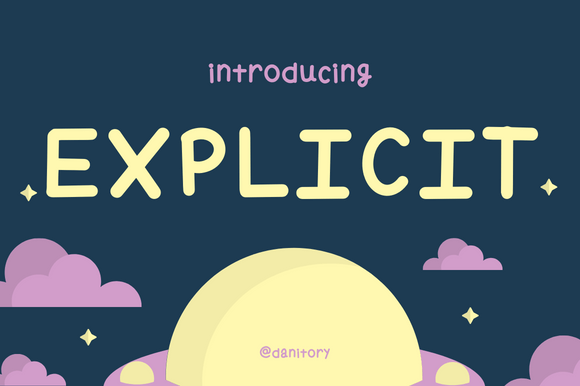 Explicit: A Font for Thoughtful Design
