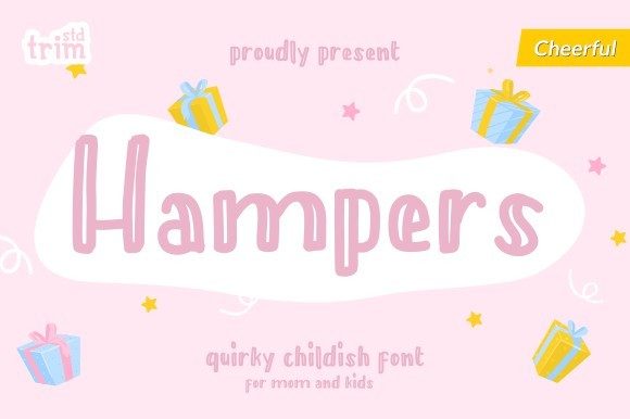 Hampers: A Bold Display Font
