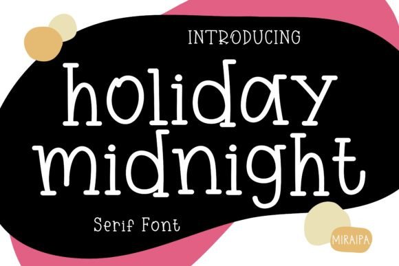 Holiday Midnight Font