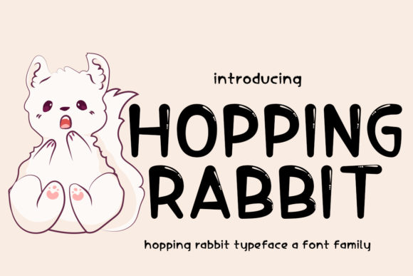 Hoppinkrabbit: A Cute Display Font
