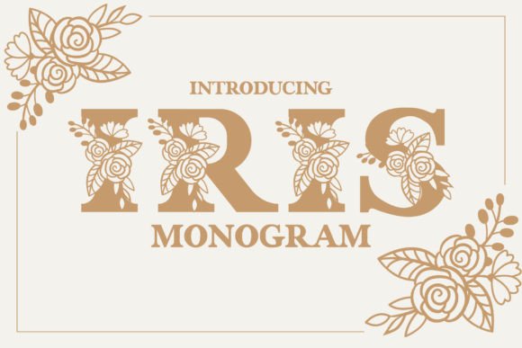 Iris Monogram: A Font That Elevates Your Brand