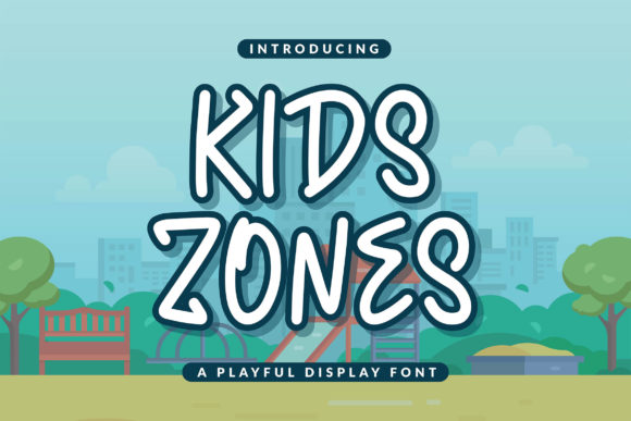 Kidzones: A Playful Font for Creative Marketing