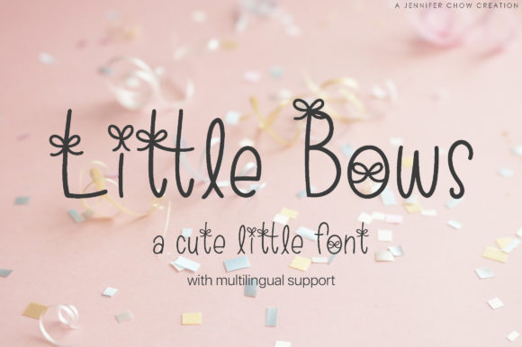 Little Bows Font for Business