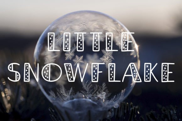 Little Snowflake Font for Business