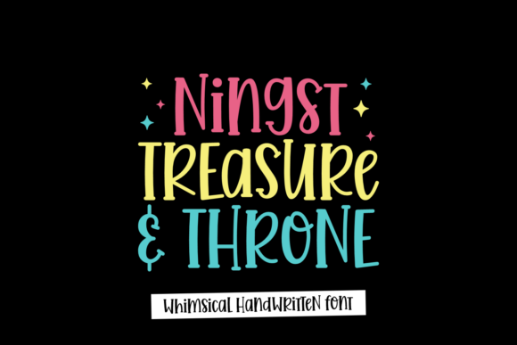Ningst Treasure and Throne Font