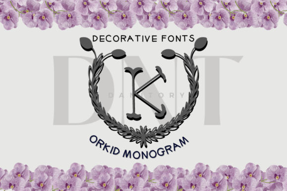 Orkid Monogram Font Review