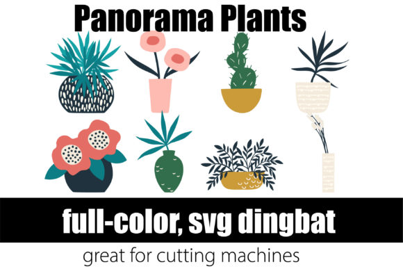 Panorama Plants Font for Business Branding