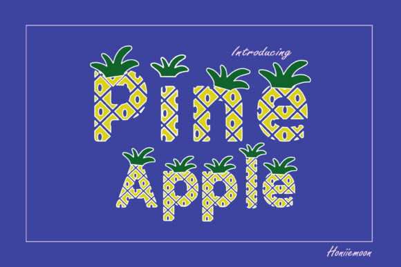Pine Apple Font for Web Design