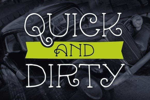 Quick and Dirty Font Review