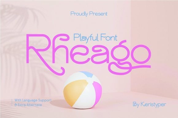 Rheago: A Sweet Sans Serif for Creative Projects