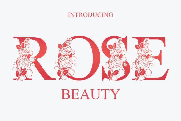 Rose Beauty Monogram Font