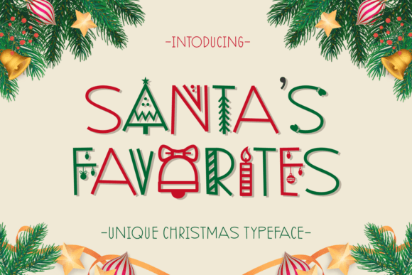 Santa’s Favorites Font