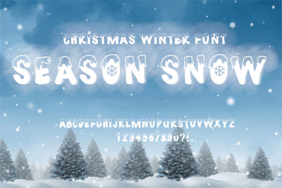Season Snow Font