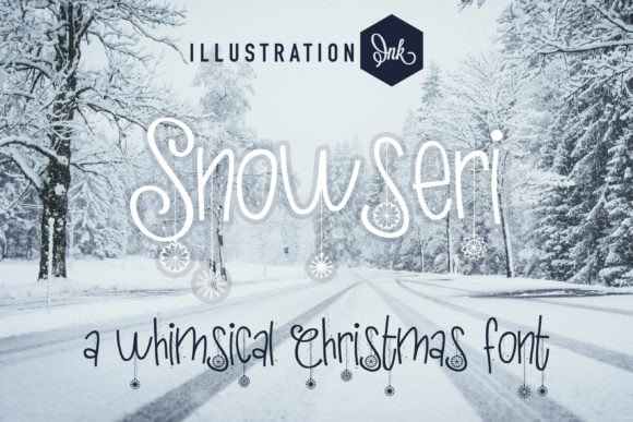 Snowseri: A Bold Decorative Font for Creative Projects