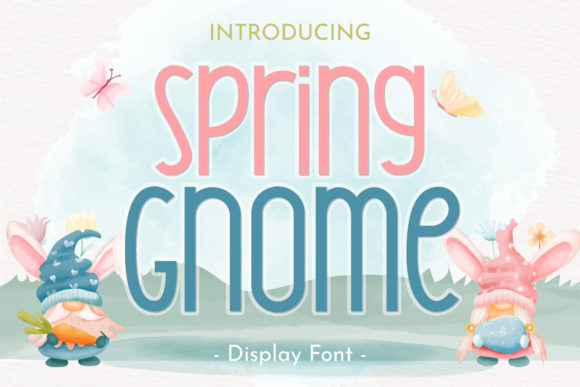 Spring Gnome Review: A Creative Display Font