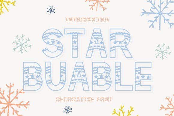 Star Buable: A Festive Decorative Font