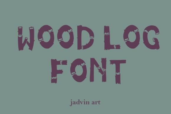 Wood Log: A Nature-Inspired Font for Web Design